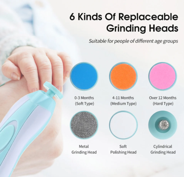 Electric Baby Nail Clipper Set